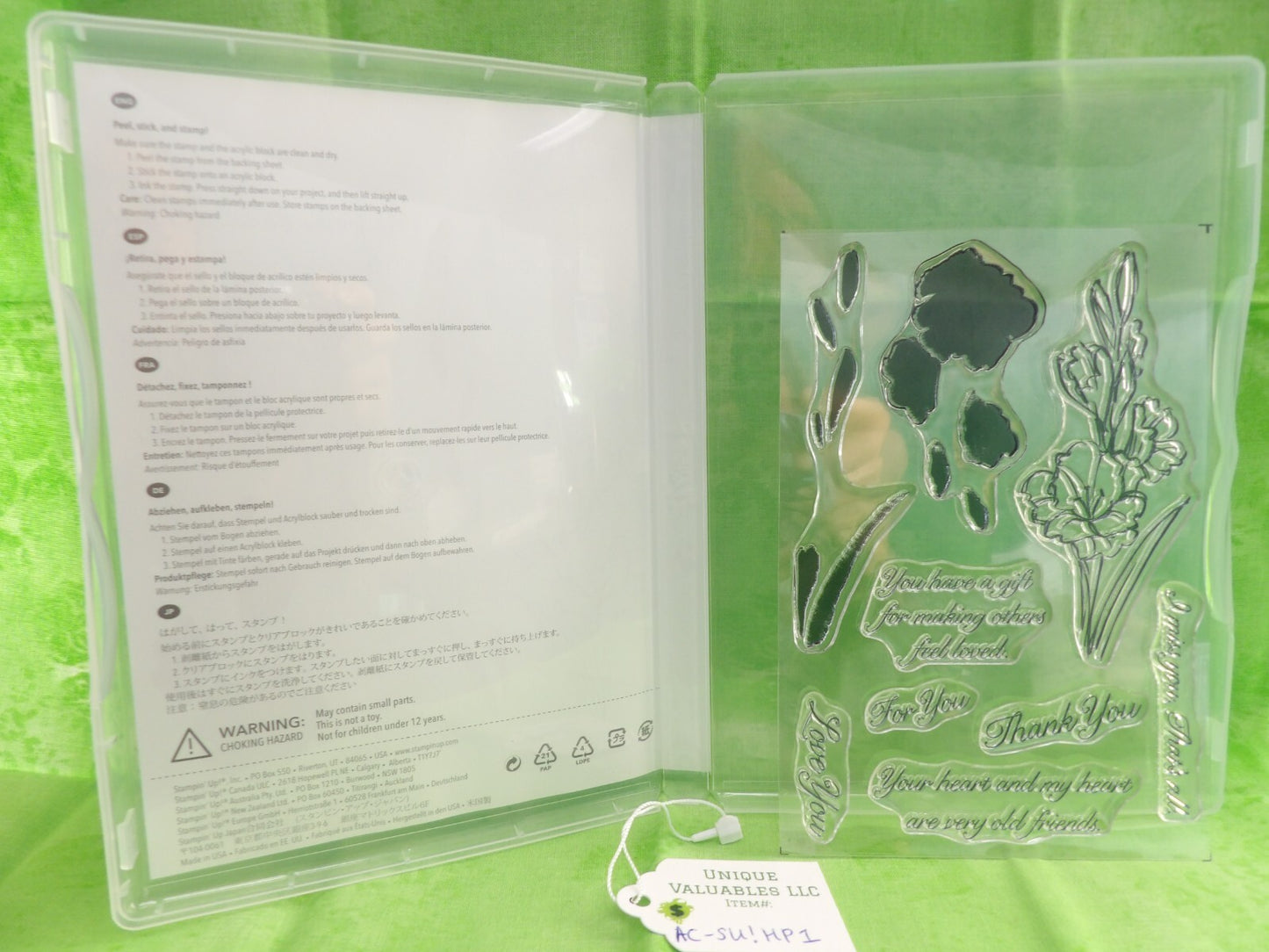 Stampin' Up! Photopolymer Stamp Set Hostess 141796 GIFT OF LOVE