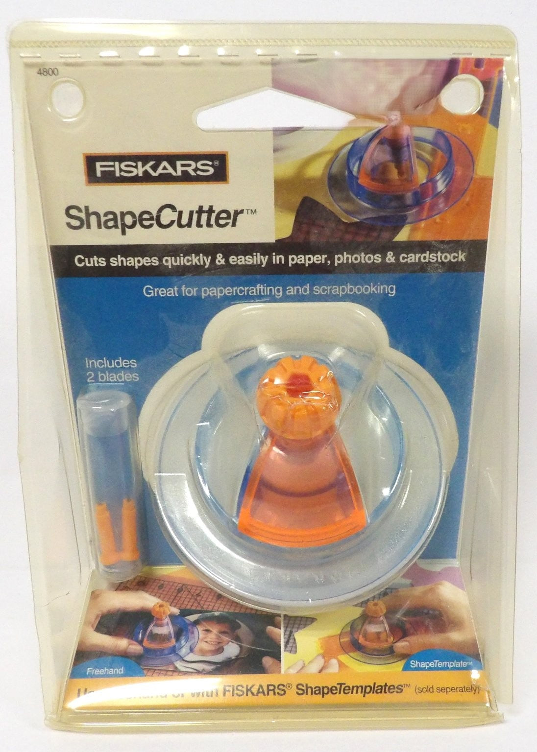 FISKARS ShapeCutter Adjustable Swivel Blade Depth Cutter for Papercrafting