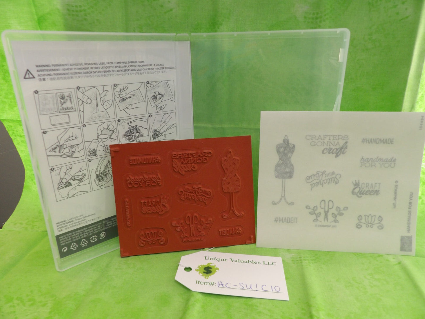 Stampin' Up! Cling Stamp Set 154494 HANDMADE FOR YOU