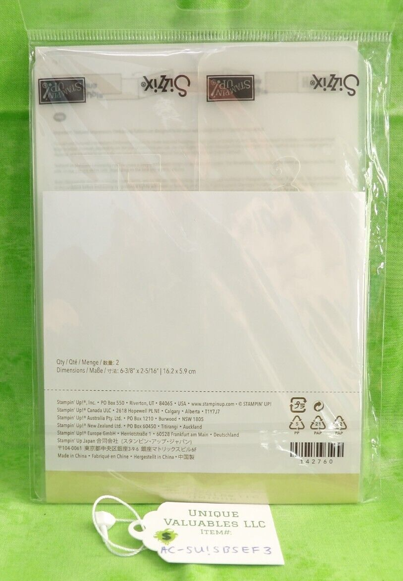 Sizzix Big Shot Embossing Folder 142760 CELEBRATIONS DUO TEXTURED IMPRESSIONS