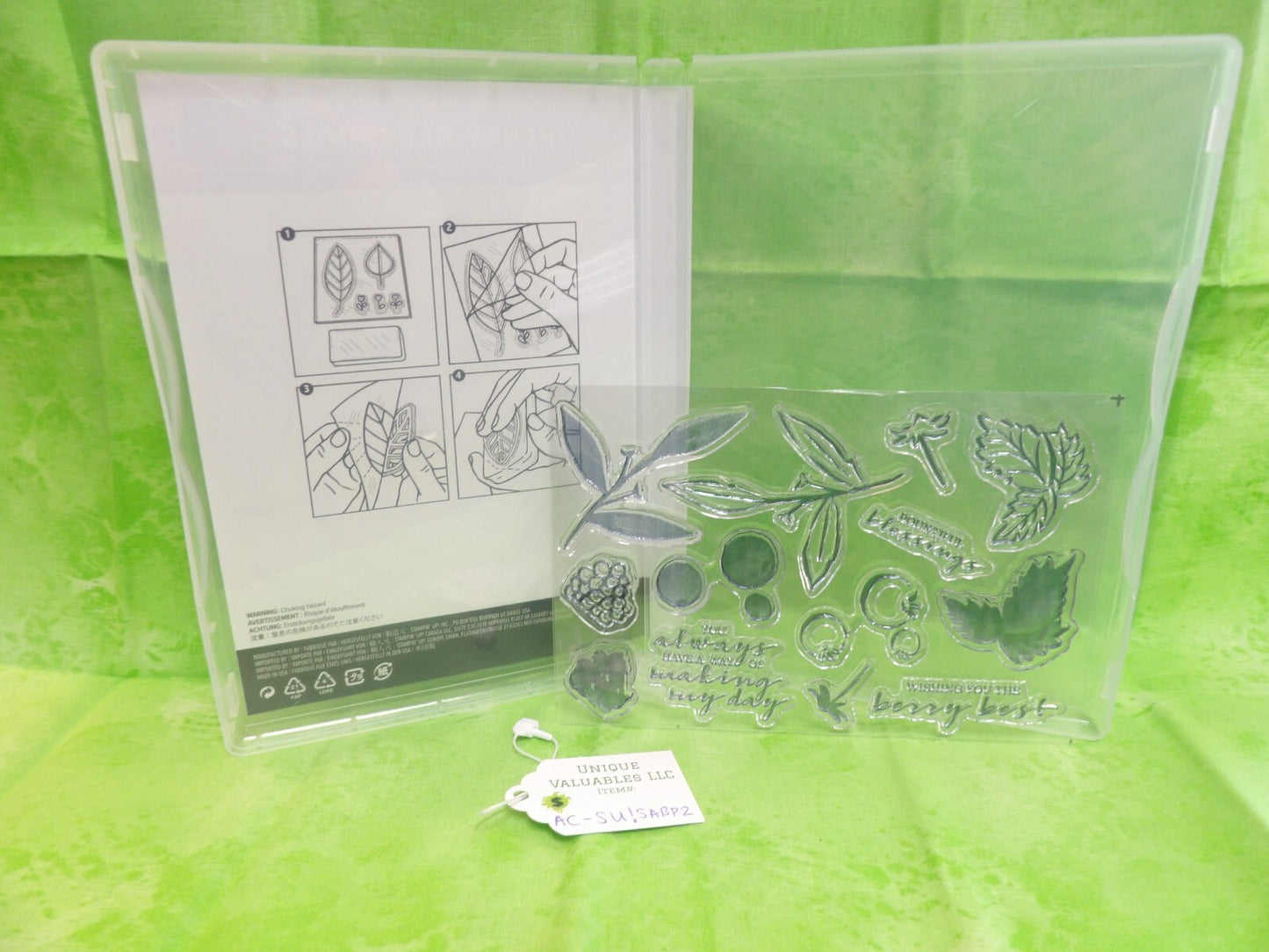 Stampin' Up! Photopolymer Stamp Set SALE-A-BRATION 155276 BERRY BLESSINGS