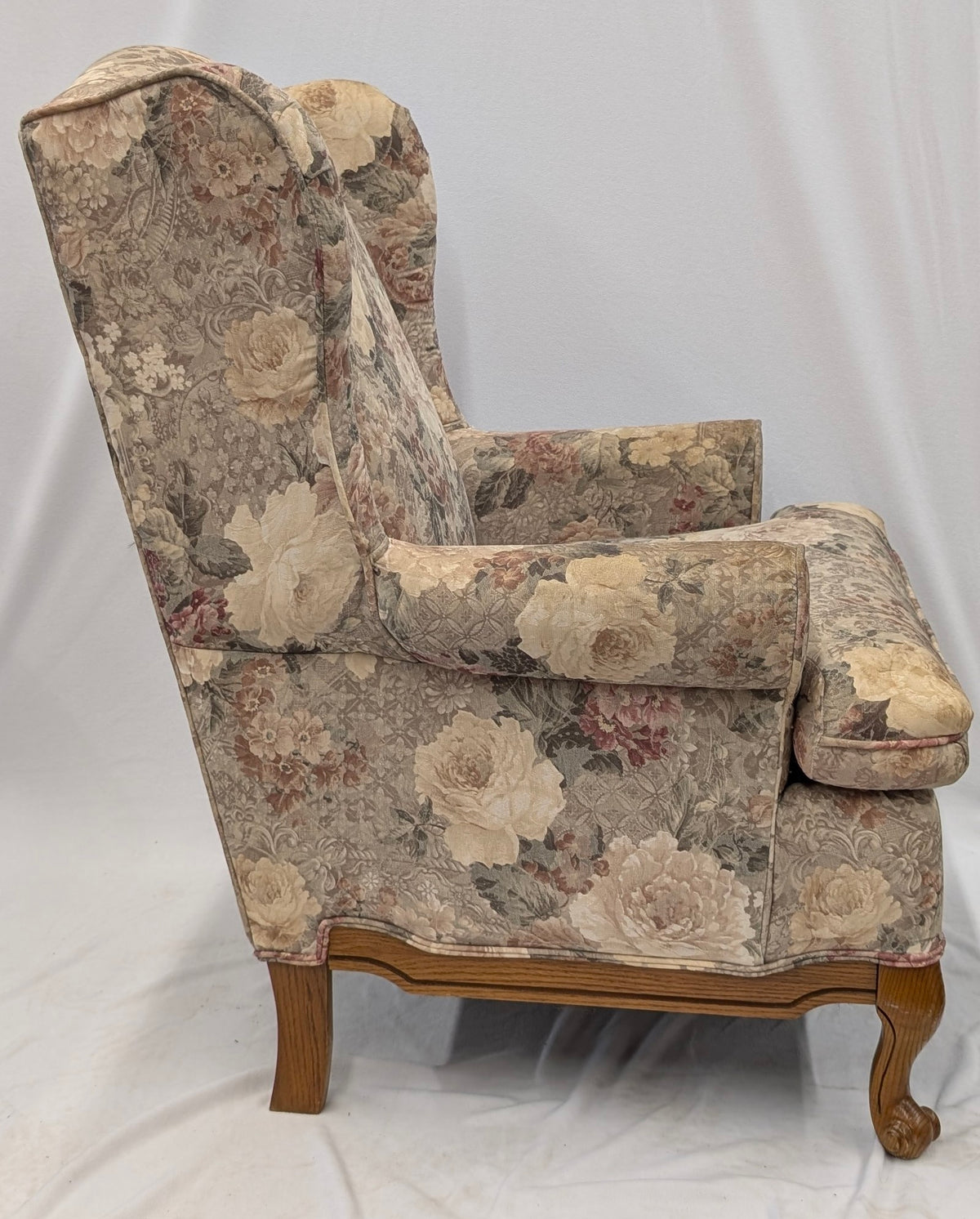Used Wing Back Armchair in need of TLC