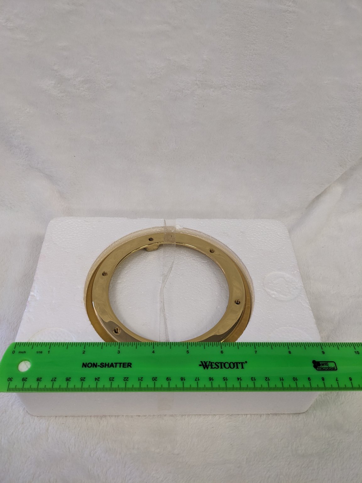 PartyLite Crescendo Candelabra Taper Holder Set Gold Brass P0515