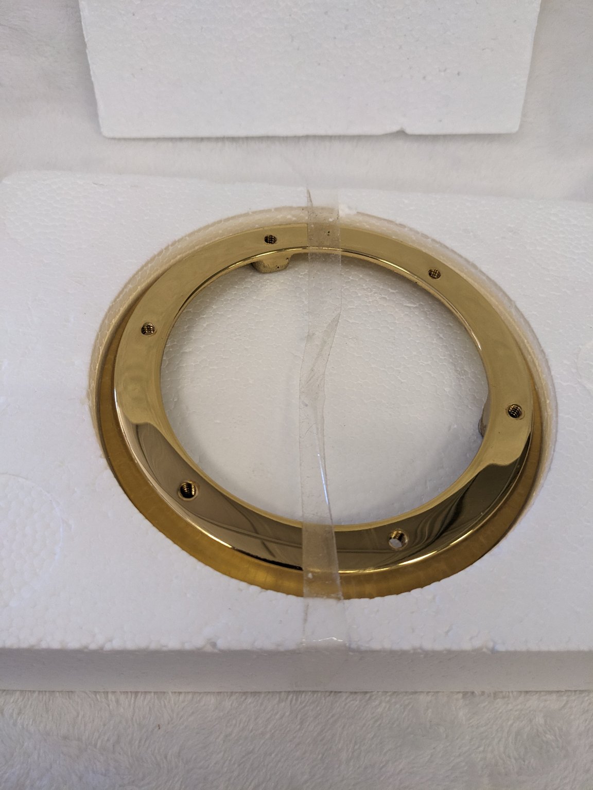 PartyLite Crescendo Candelabra Taper Holder Set Gold Brass P0515