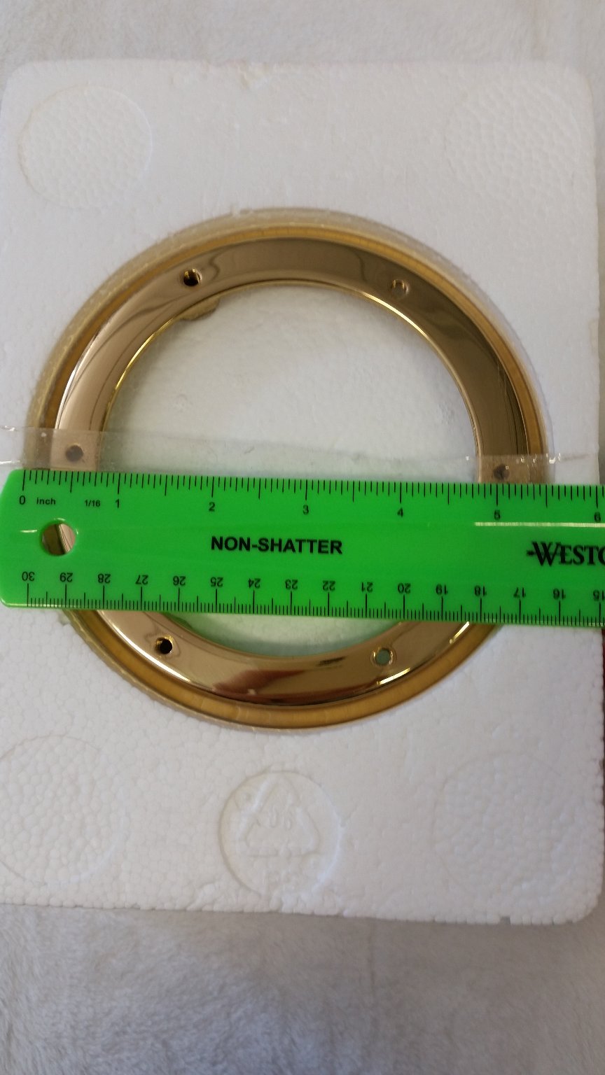 PartyLite Crescendo Candelabra Taper Holder Set Gold Brass P0515