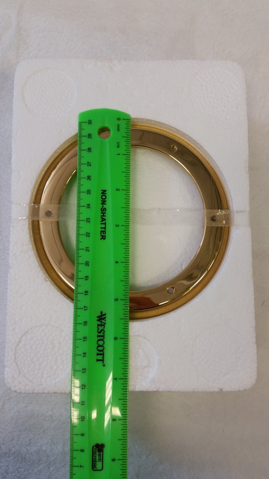 PartyLite Crescendo Candelabra Taper Holder Set Gold Brass P0515