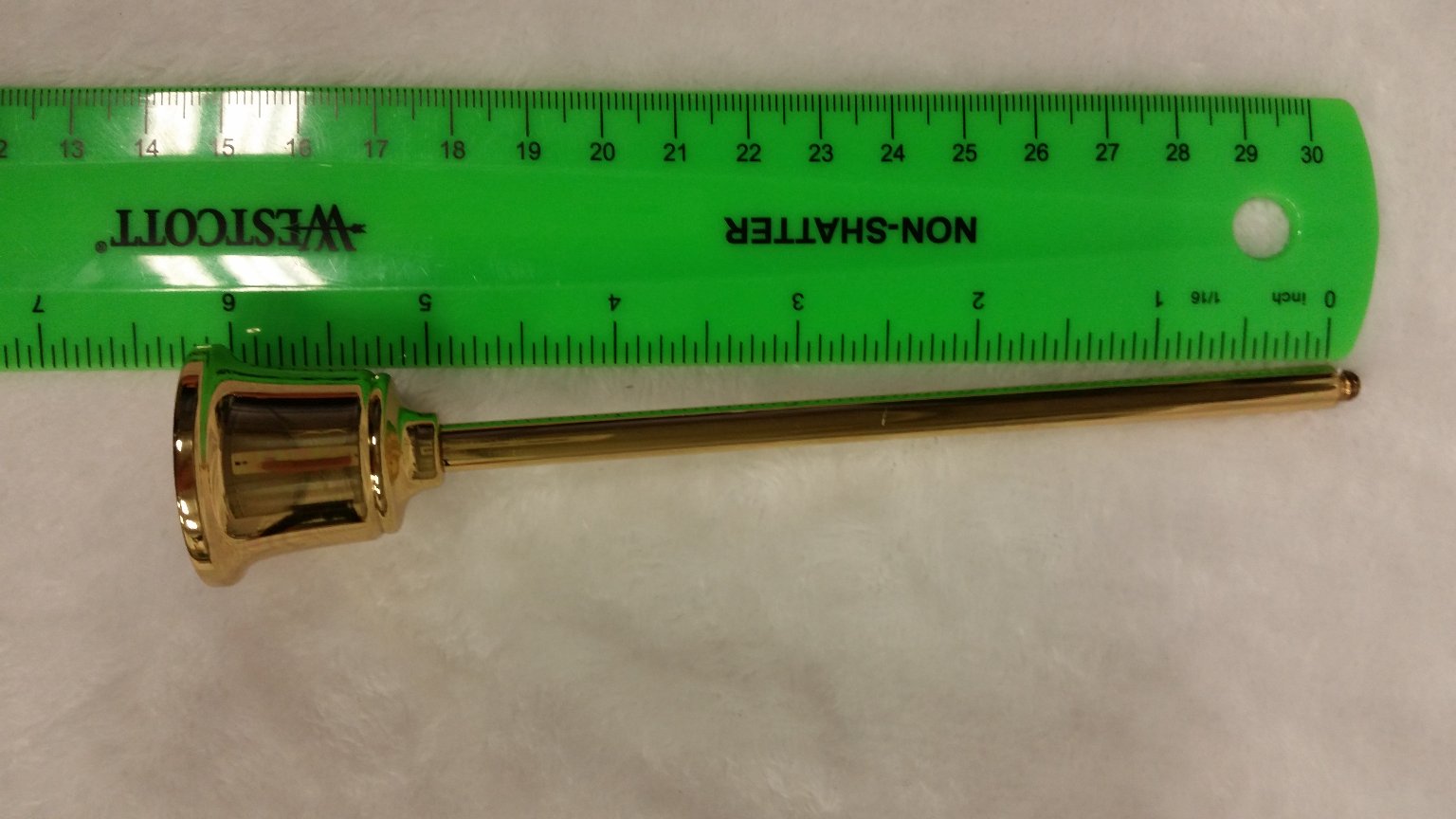 PartyLite Crescendo Candelabra Taper Holder Set Gold Brass P0515