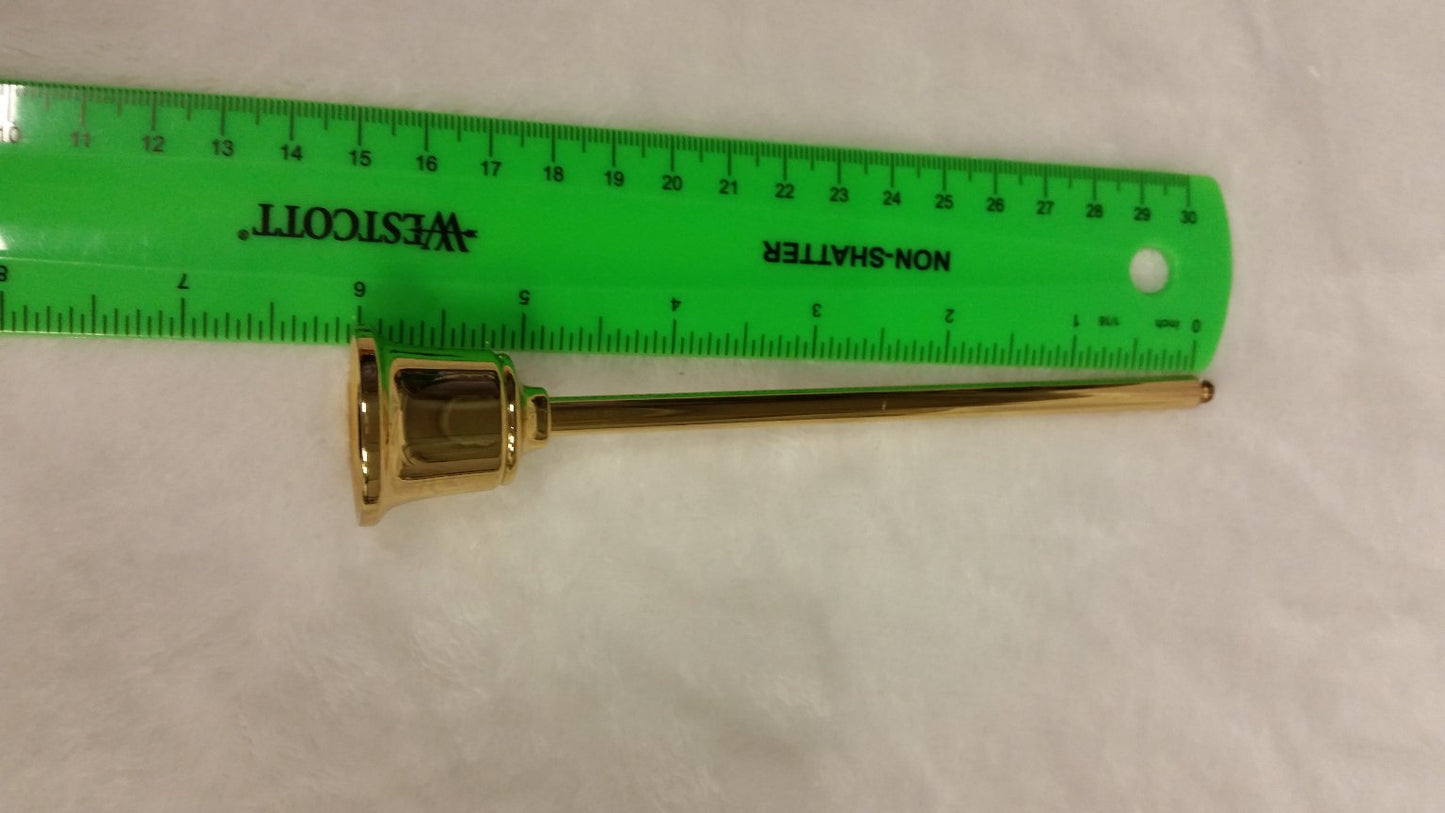 PartyLite Crescendo Candelabra Taper Holder Set Gold Brass P0515