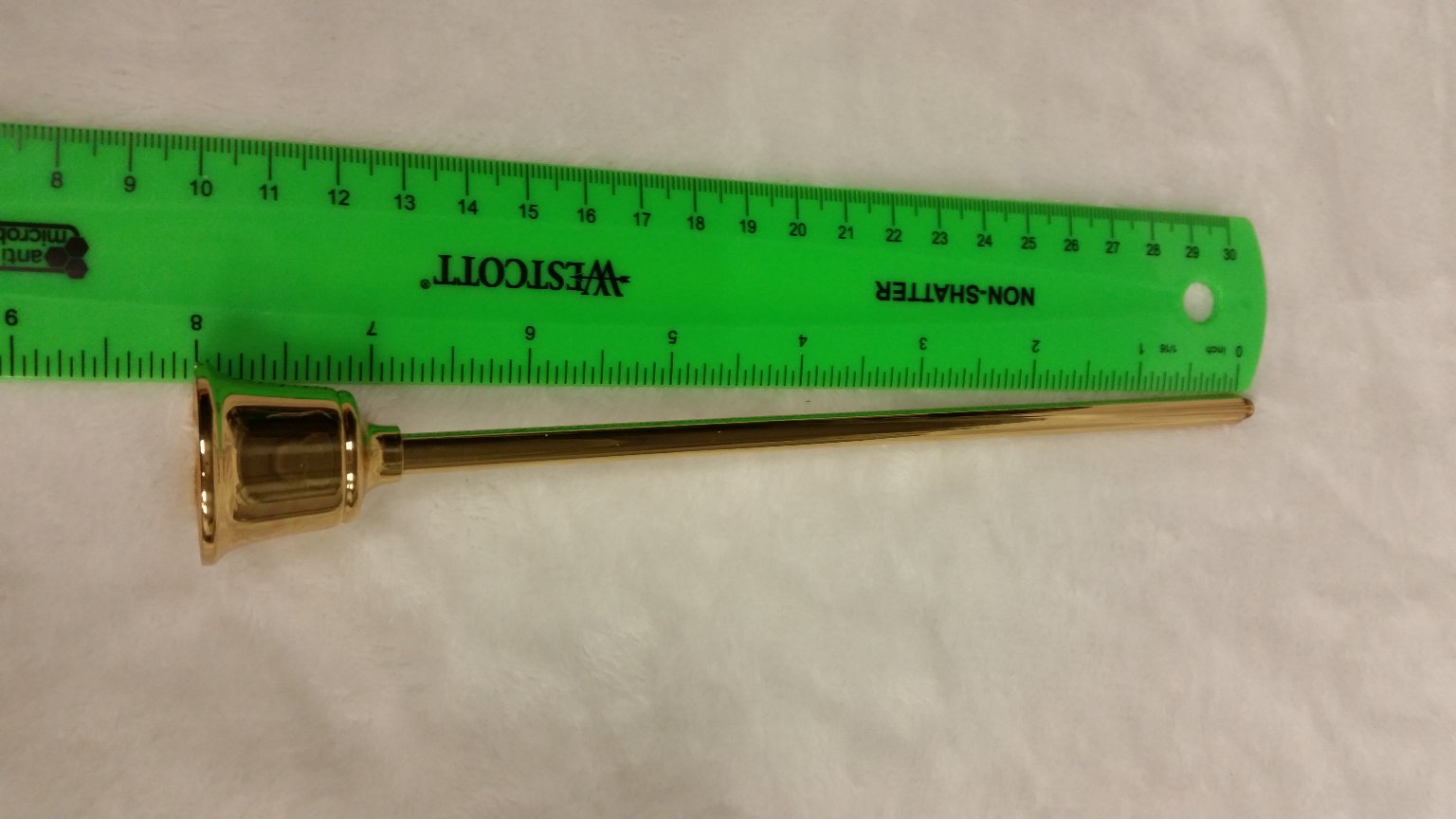 PartyLite Crescendo Candelabra Taper Holder Set Gold Brass P0515