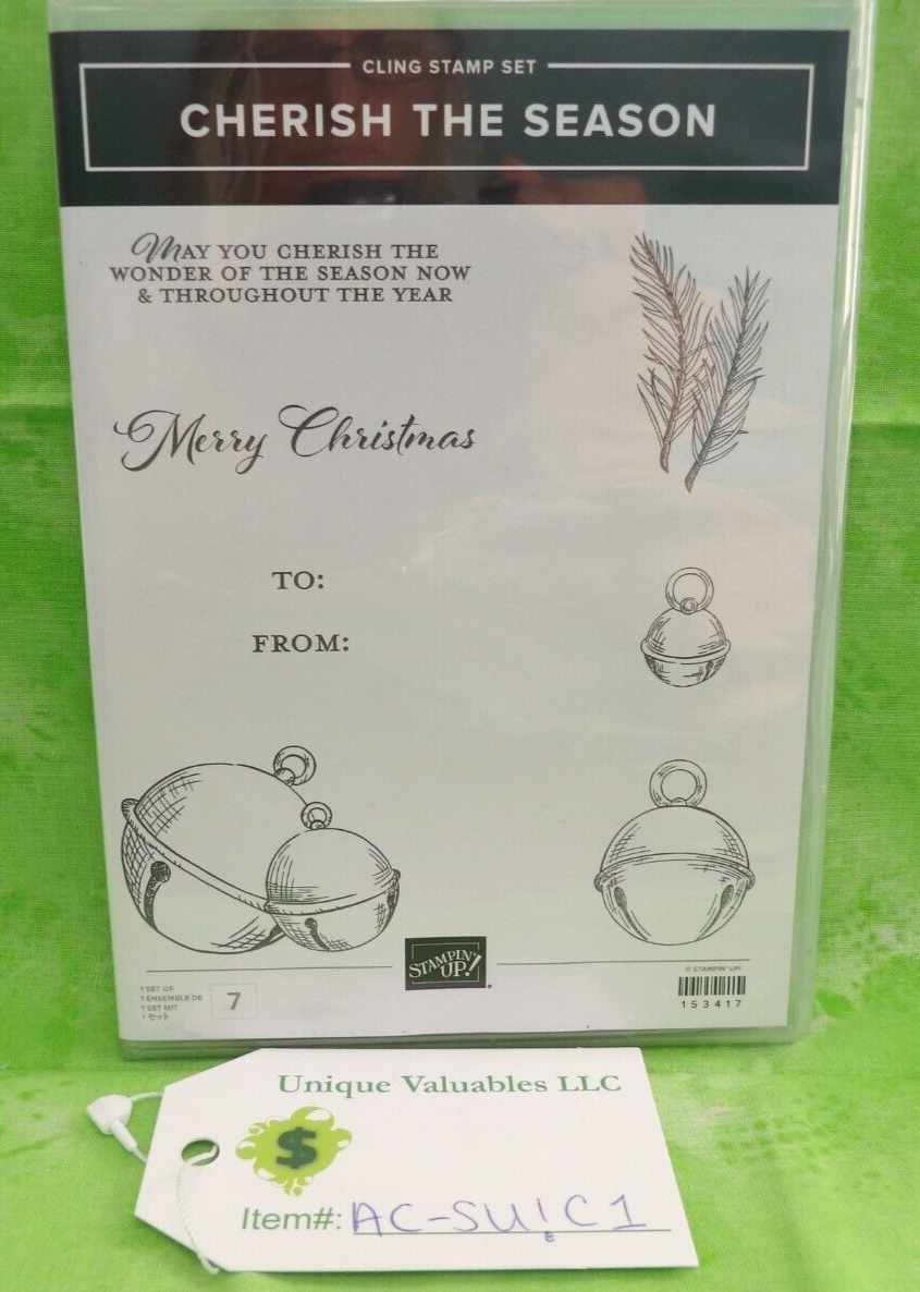 Stampin' Up! Cling Stamp Set 153417 CHERISH THE SEASON