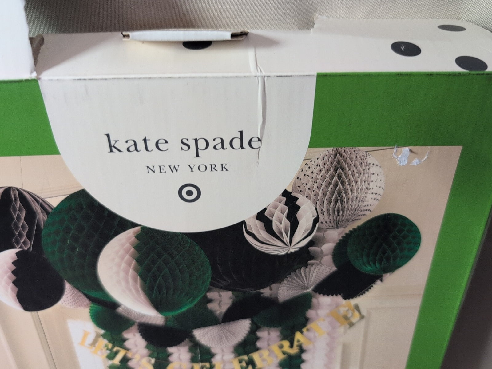 Kate Spade New York Décor Kit Customizable Banner 335000021R00 OpenBox St Pat's