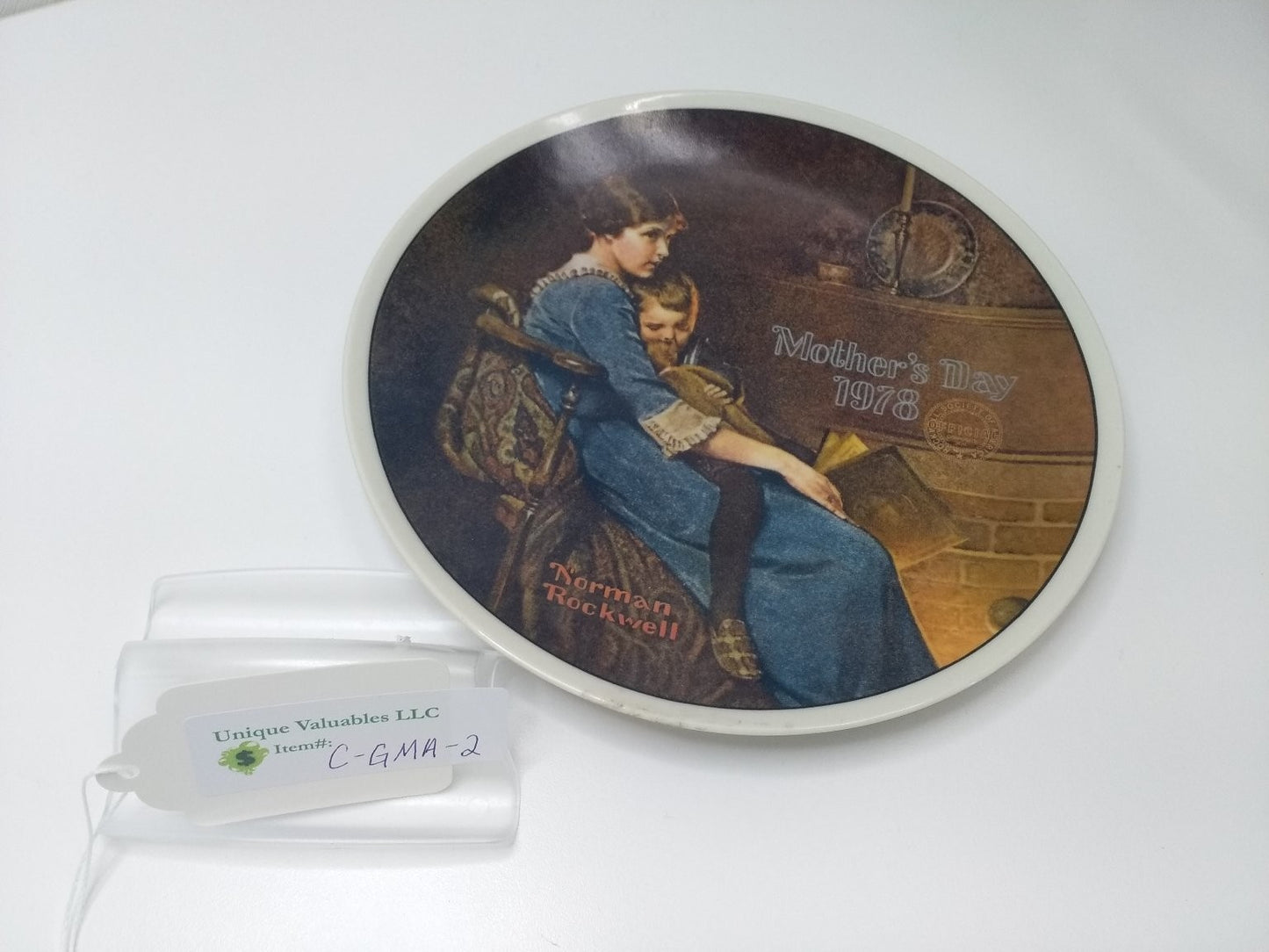 Knowles Mother's Day 1978 Bedtime by Norman Rockwell Fine China Bradex 84-70-2.3