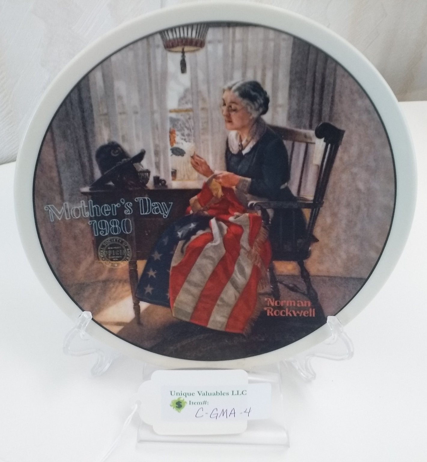 Knowles Mother's Day 1980 A Mother's Pride by Norman Rockwell Fine China LE