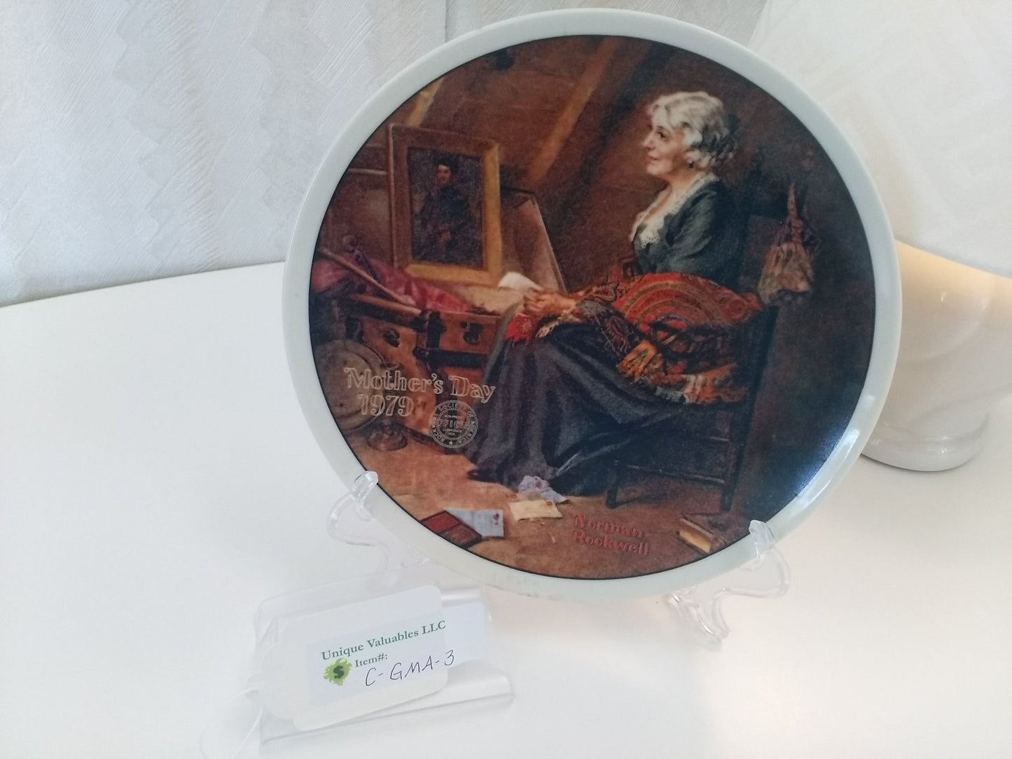 Knowles Mother's Day 1979 Reflections by Norman Rockwell Fine China Bradex LE