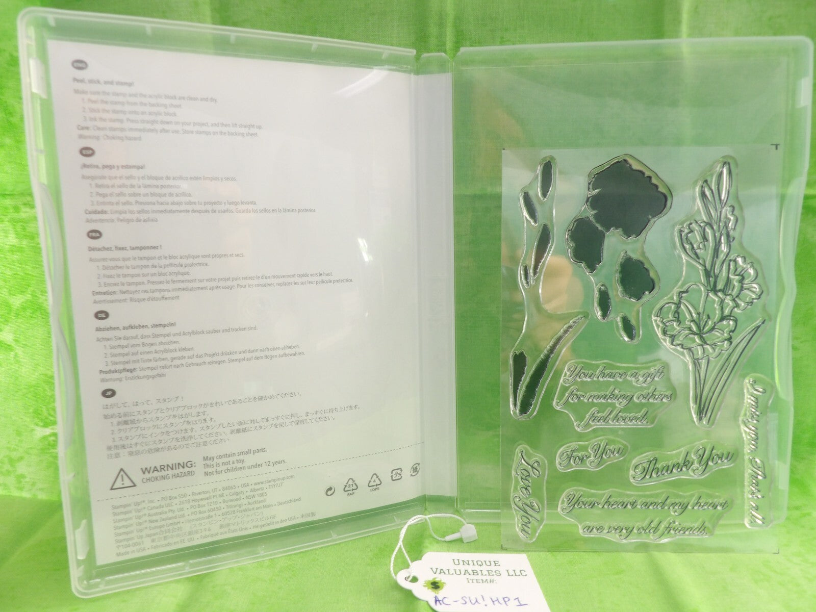 Stampin' Up! Photopolymer Stamp Set Hostess 141796 GIFT OF LOVE