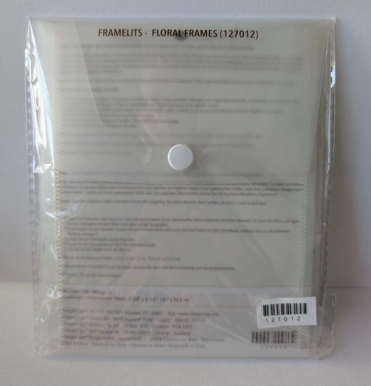 Sizzix Big Shot for Stampin'Up! 127012 FRAMELITS- FLORAL FRAMES