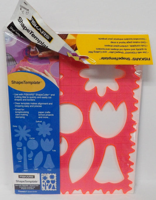FISKARS ShapeTemplate Flowers-1 Grass Template for ShapeCutter