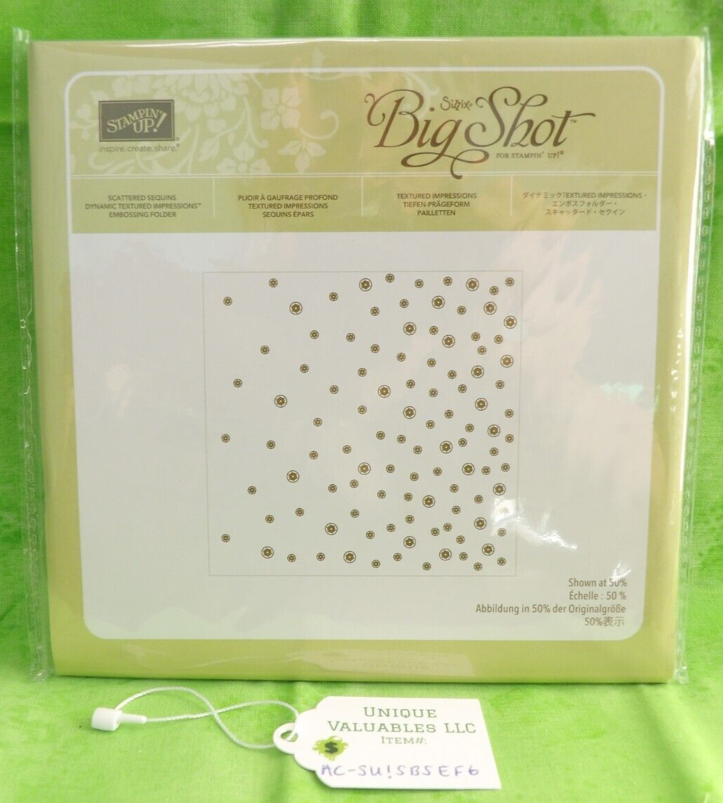 Sizzix Big Shot Embossing Folder 145649 TEXTURED IMPRESSIONS