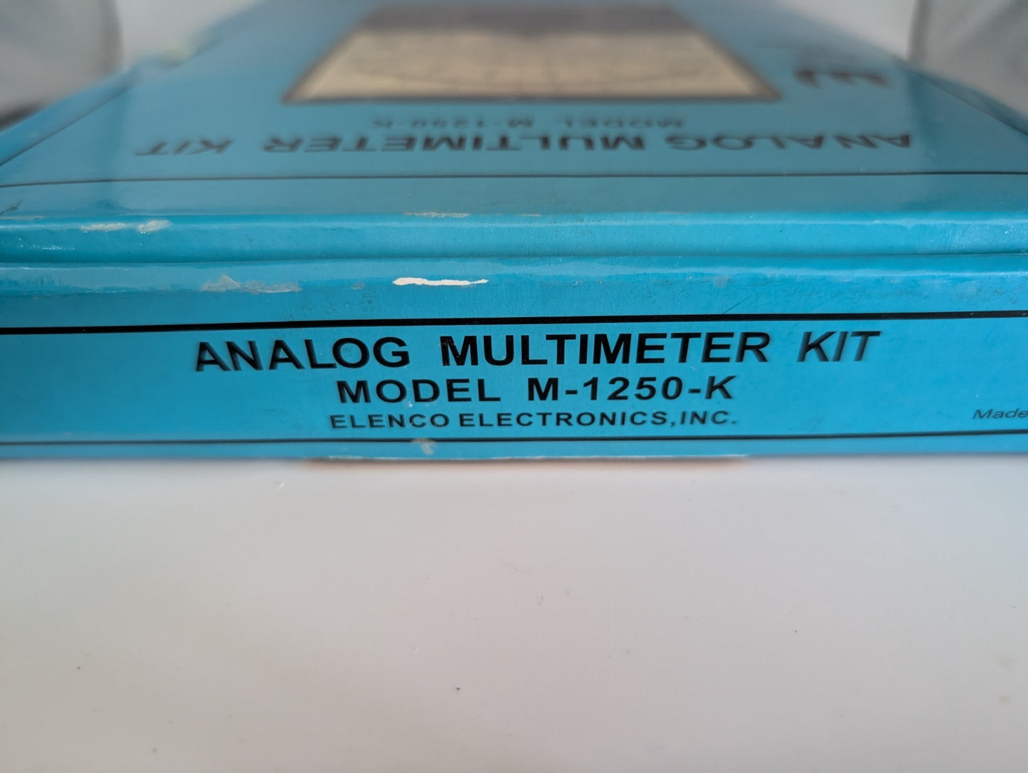 ELENCO M-1250 Analog Multimeter M-1250-K with Box Used UnTested Vintage 