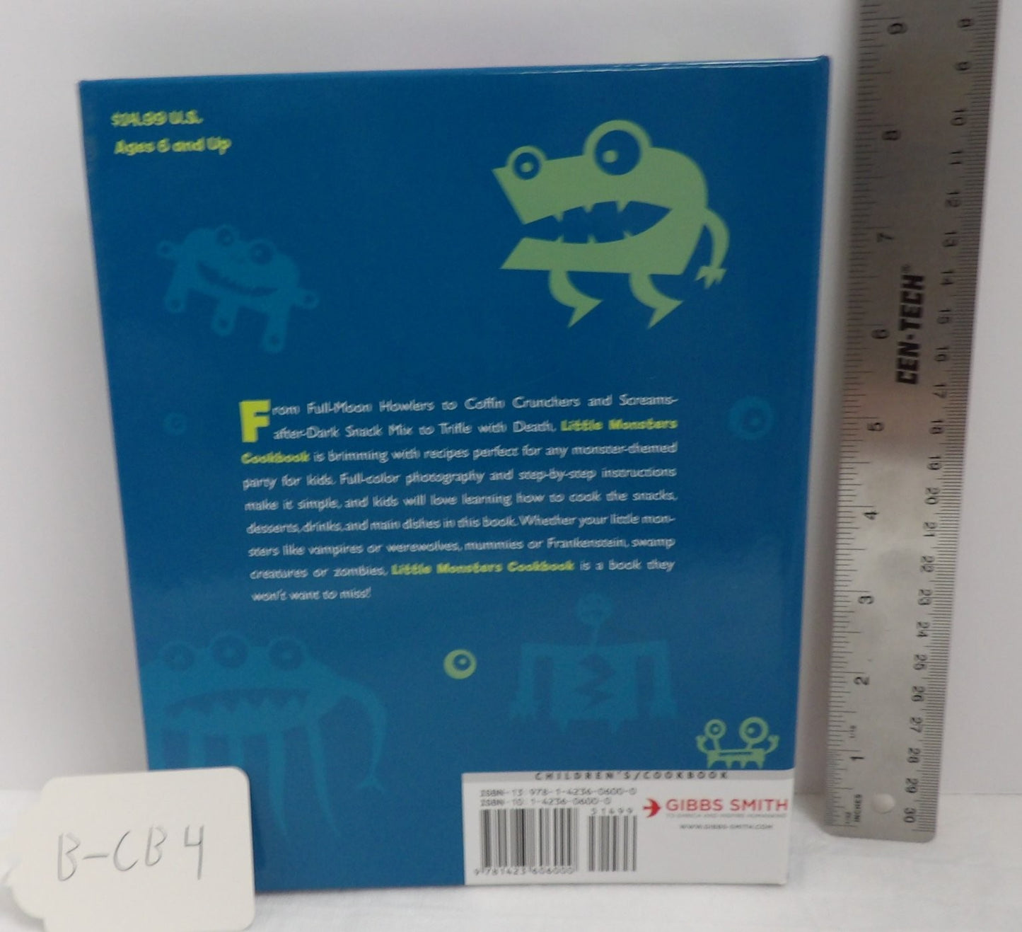 Little Monsters Cookbook Zac Williams 2011 Spiral Halloween Party Gibbs Smith