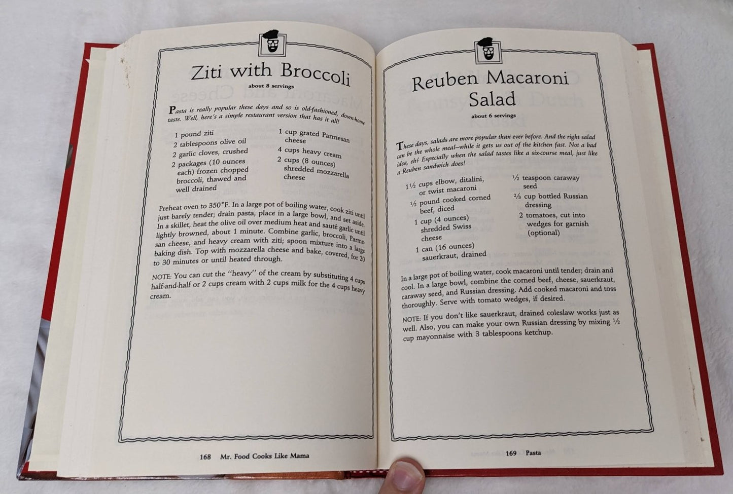 Mr. Food Cooks Like Mama Art Ginsburg Cookbook Recipes William Morrow