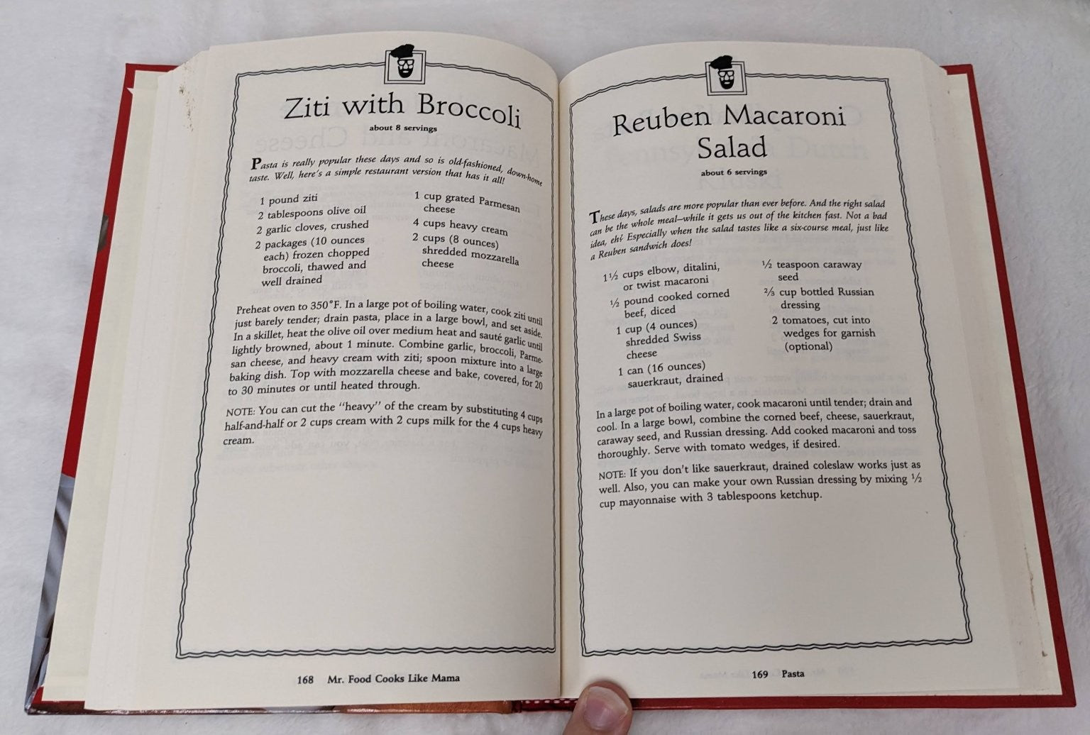Mr. Food Cooks Like Mama Art Ginsburg Cookbook Recipes William Morrow