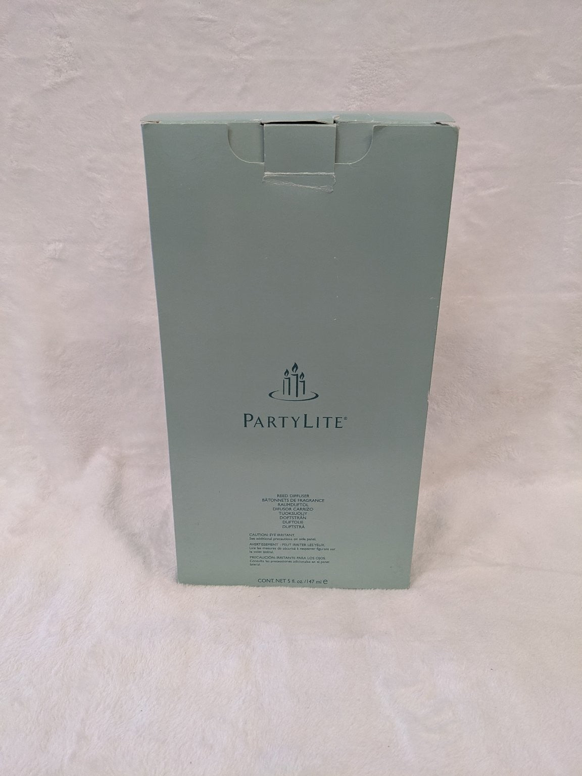 PartyLite Reed Diffuser Apple Cider Scented Glass Wood New RD354