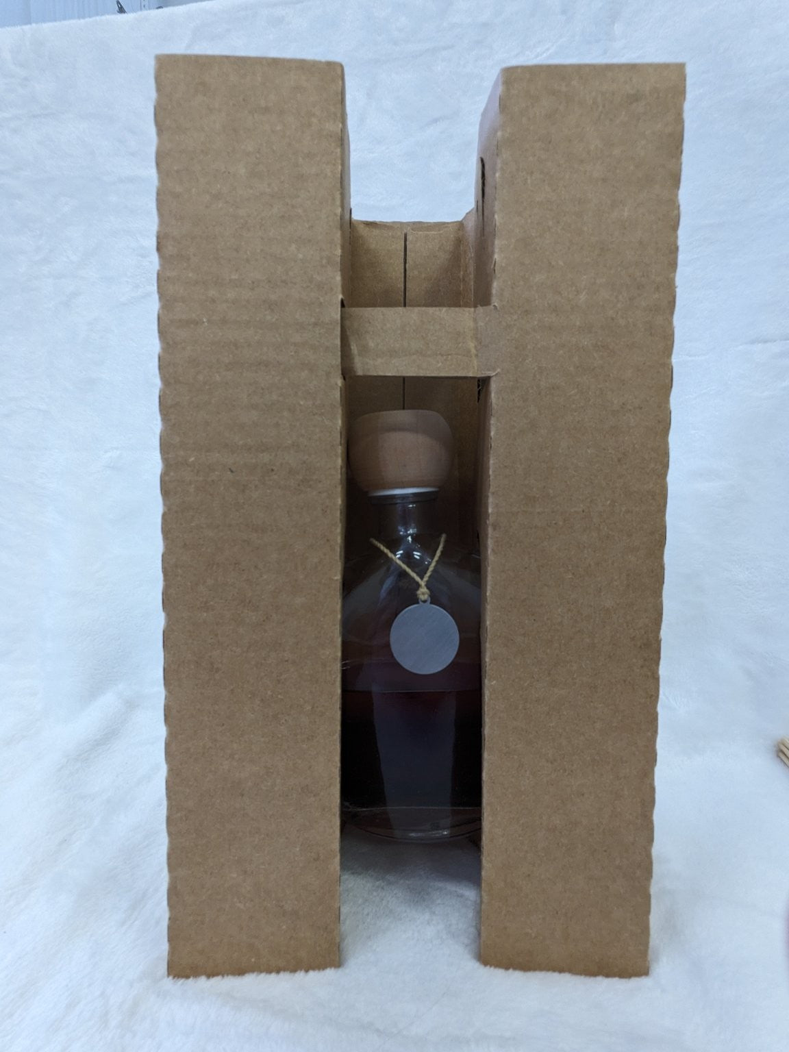 PartyLite Reed Diffuser Apple Cider Scented Glass Wood New RD354