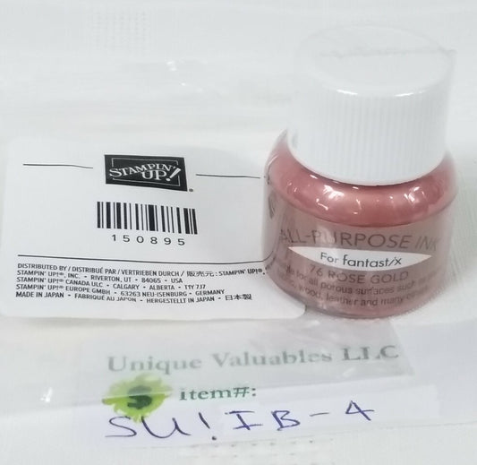 Stampin' Up! All Purpose Ink for Fantastix 76 Rose Gold New Sealed