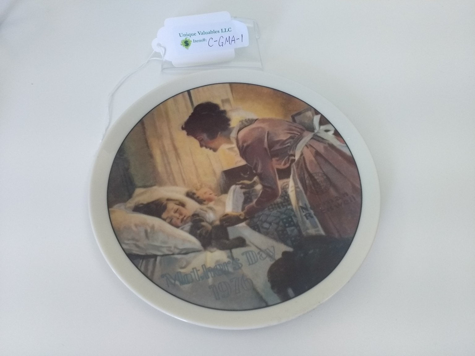 Knowles Mother's Day 1976 A Mother's Love by Norman Rockwell Fine China LE