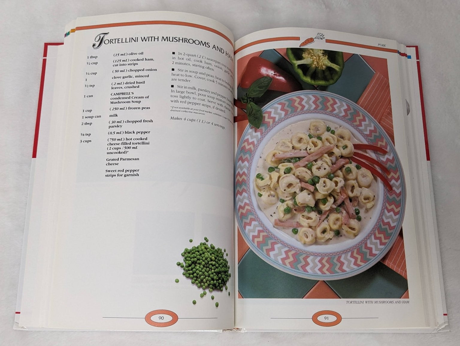 Campbell's Simply Delicious Recipes Cookbook Hardcover Campbell International
