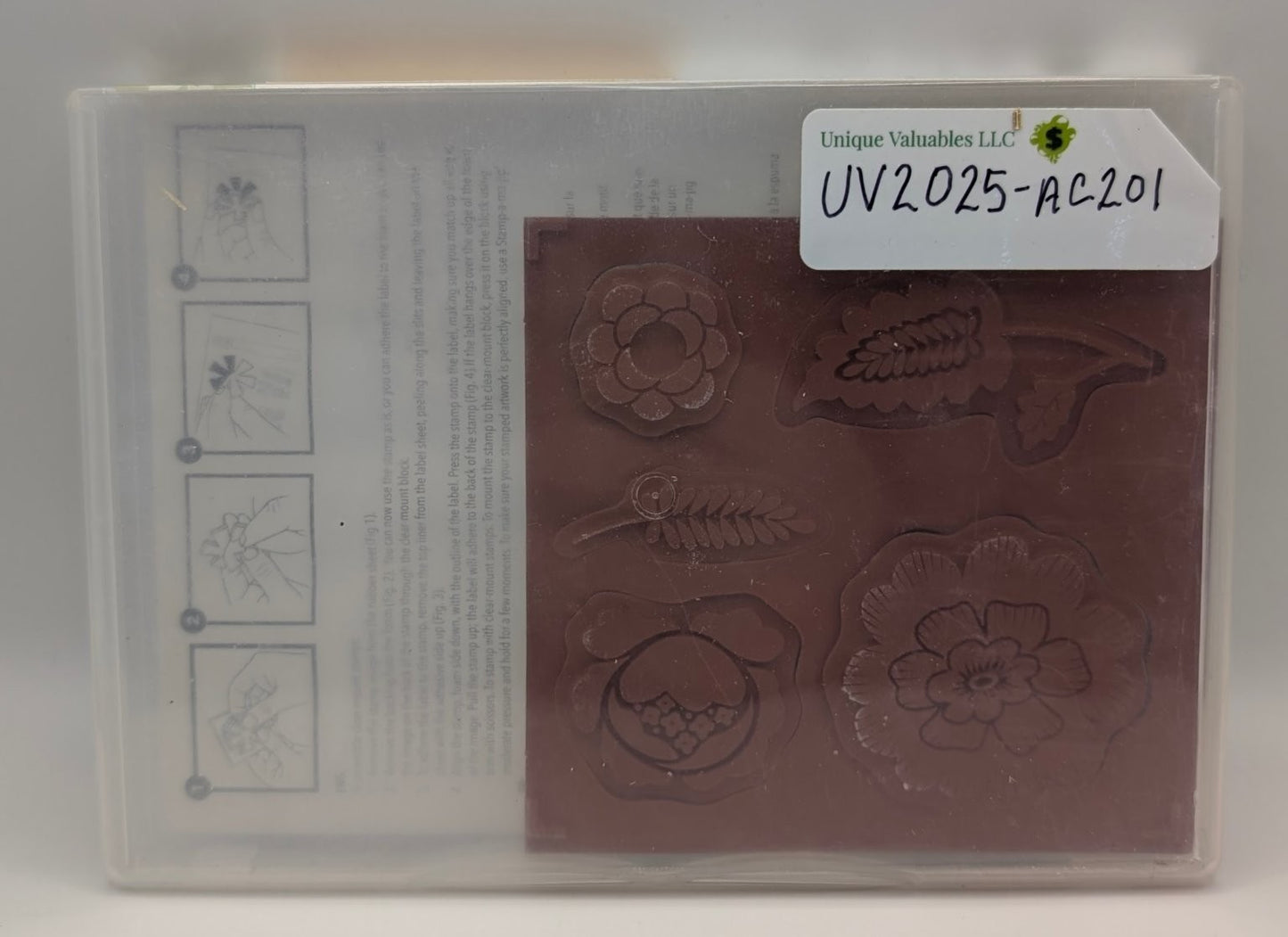 Stampin' Up! Array of Sunshine Cling Stamp Set Floral 5-Piece #122487 Hostess