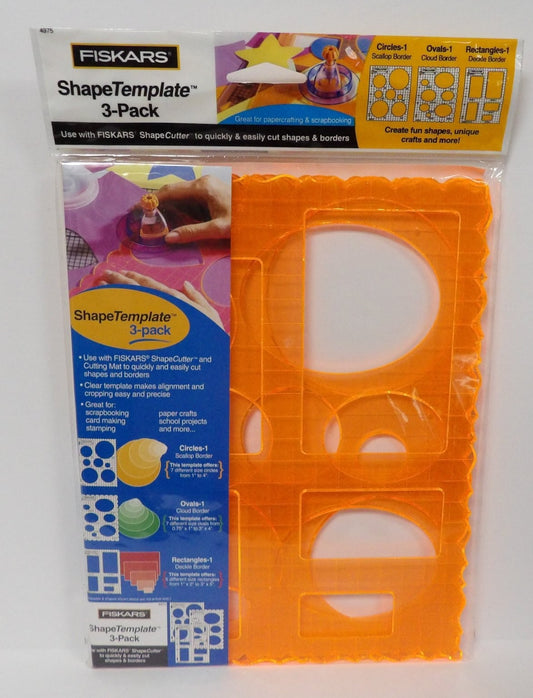FISKARS ShapeTemplate 3-Pack Scallop Cloud Deco Borders for ShapeCutter