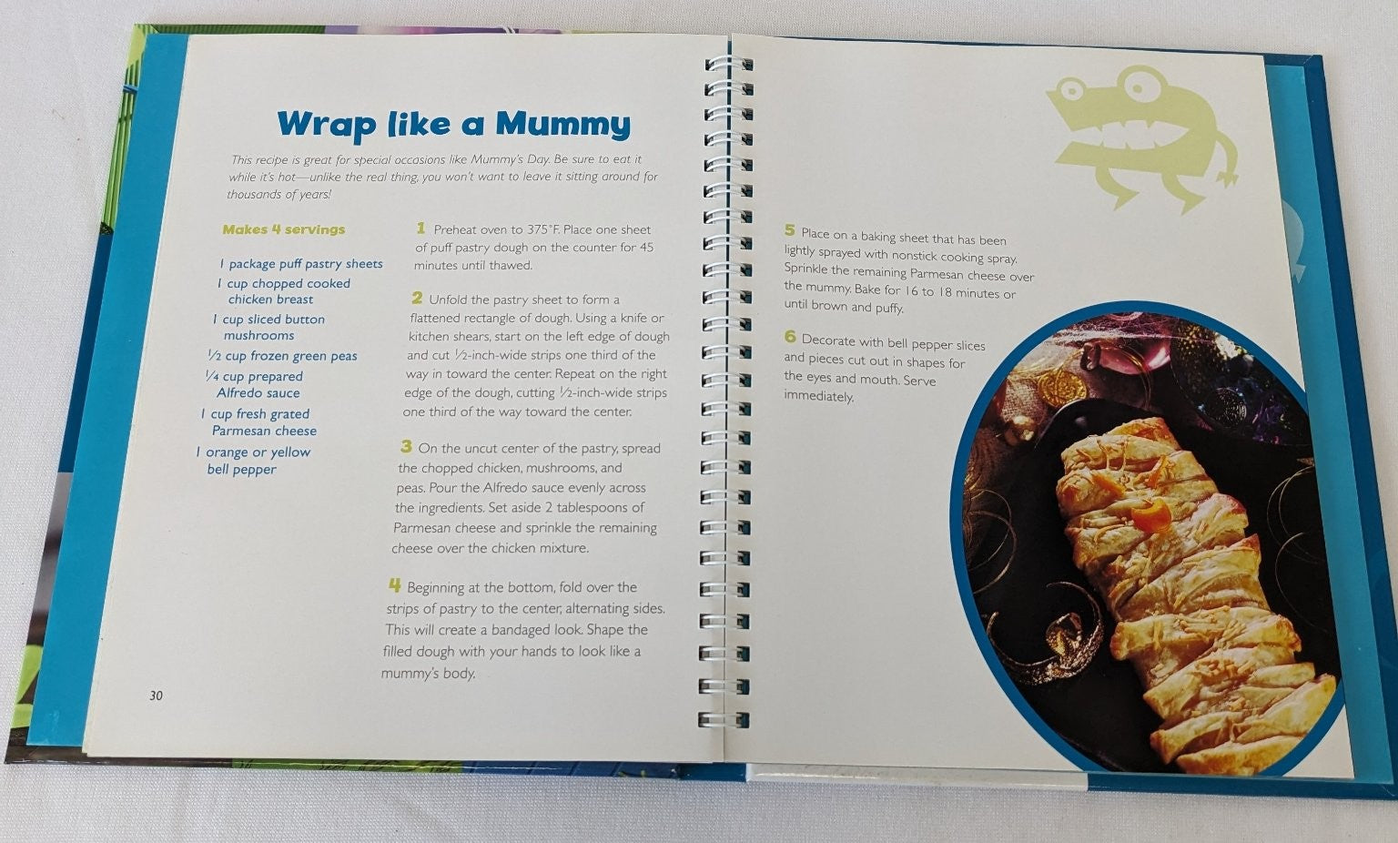 Little Monsters Cookbook Zac Williams 2011 Spiral Halloween Party Gibbs Smith