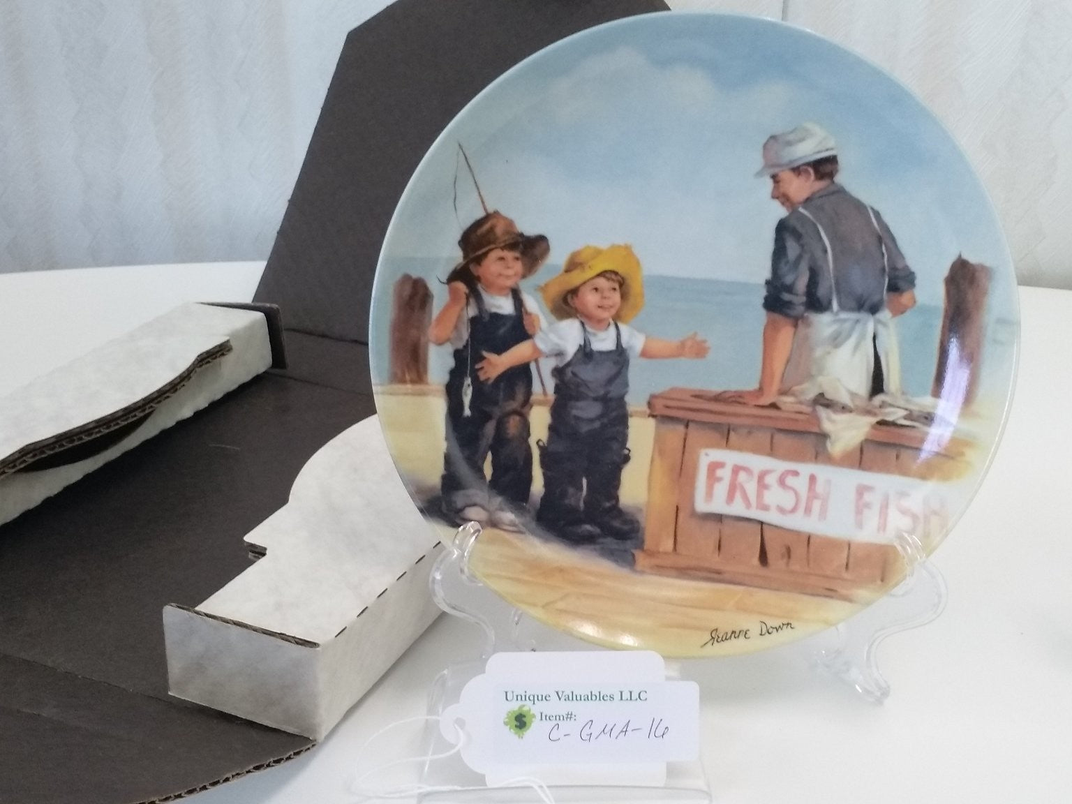 Knowles Friends I Remember Fish Story by Jeanne Down Bradex 84-K41-7.1 LE