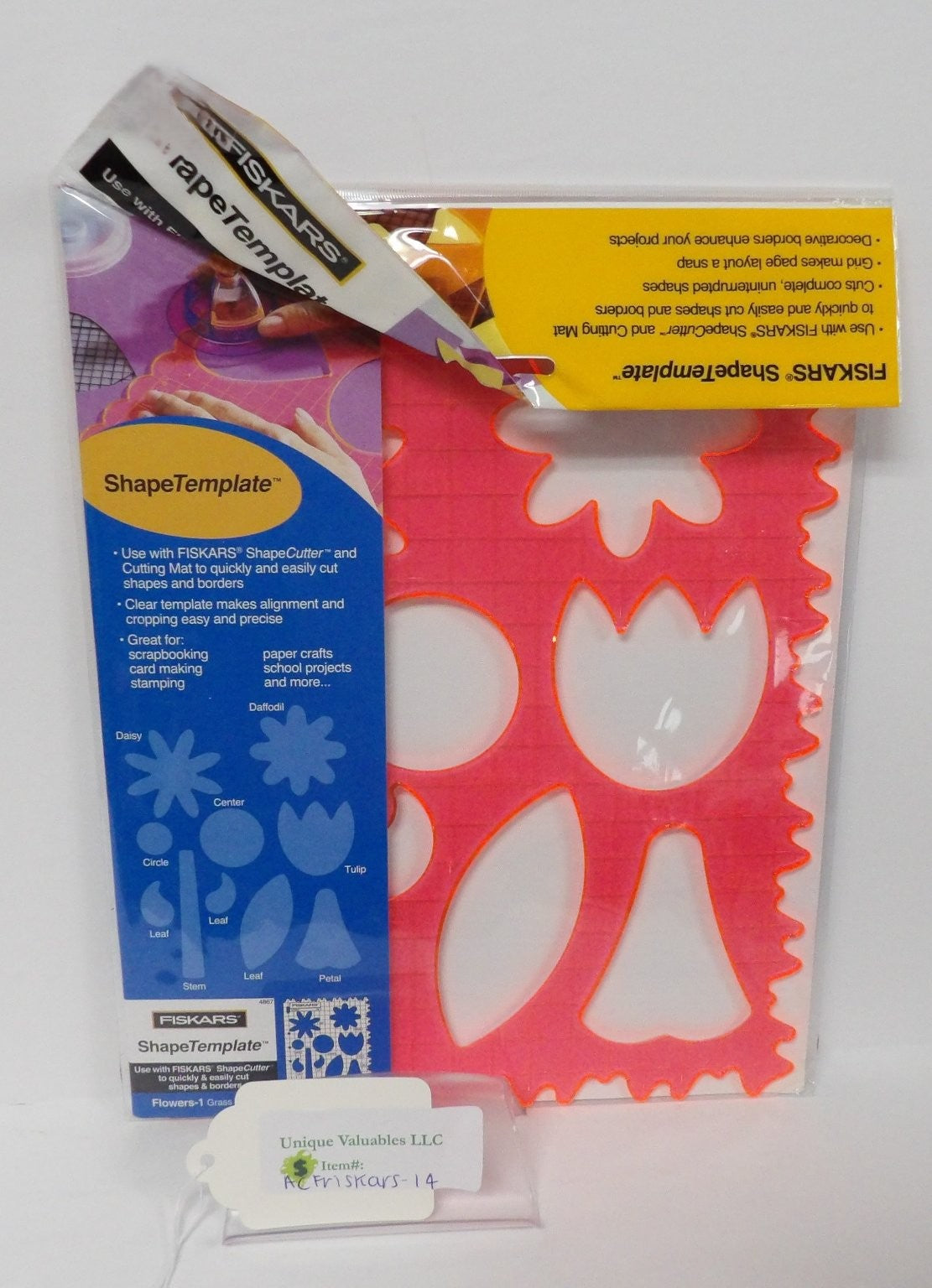 FISKARS ShapeTemplate Flowers-1 Grass Template for ShapeCutter