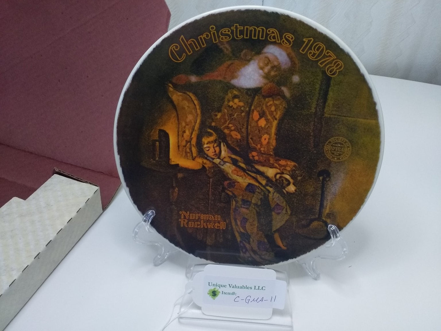 Knowles Christmas 1978 Christmas Dream by Norman Rockwell Bradex 84-70-1.5