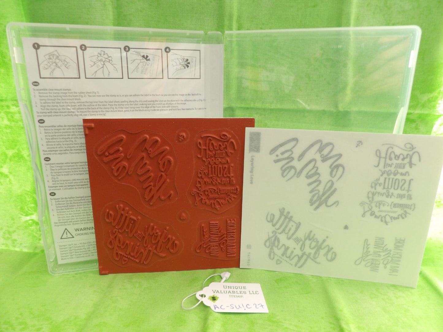 Stampin' Up! Cling Stamp Set 141965 LAYERING LOVE