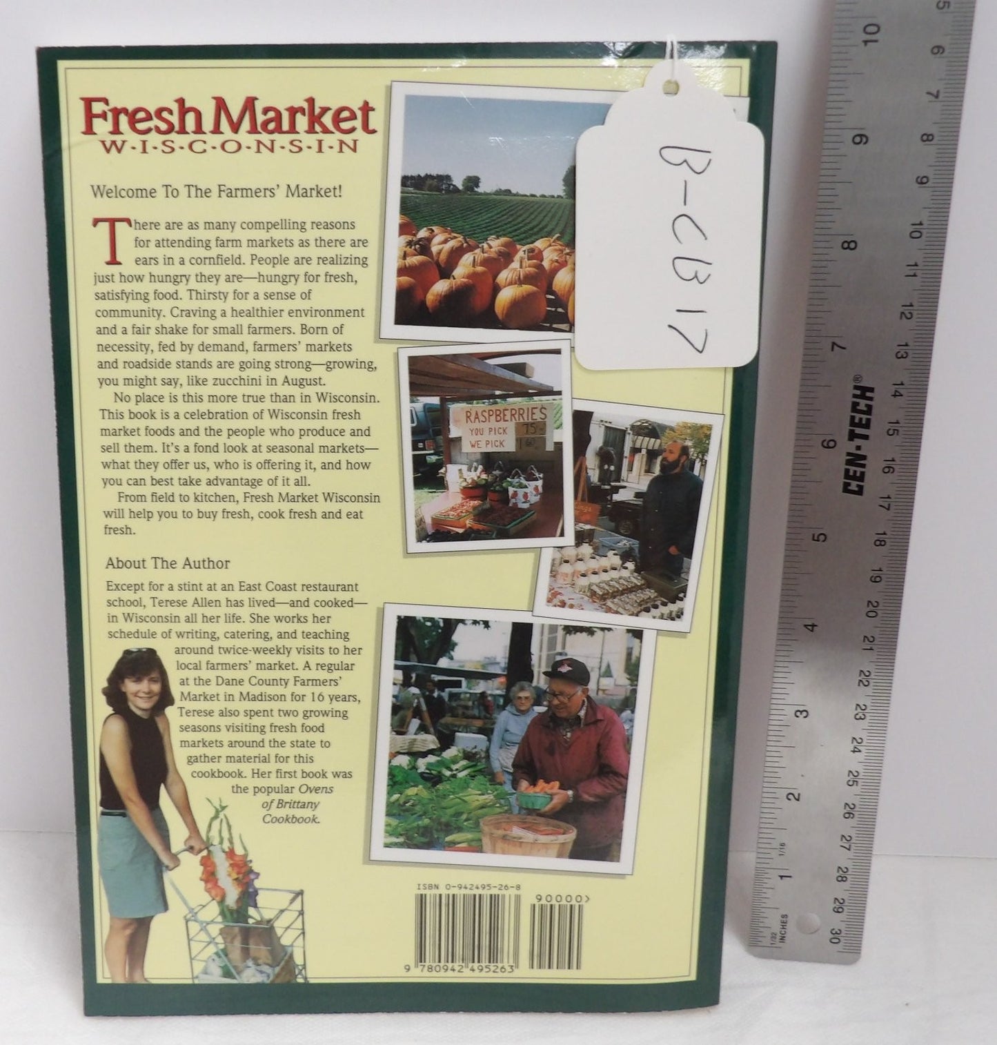 Fresh Market Wisconsin Cookbook Terese Allen 1995 Regional Recipes Amherst Press
