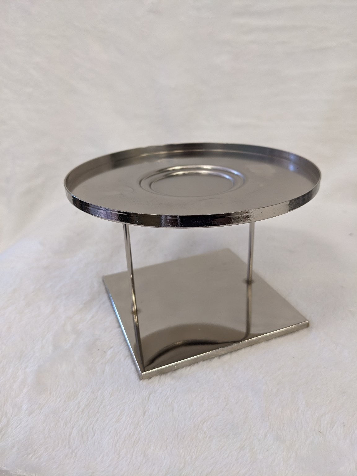 PartyLite Dome Gem Candle Holder Set Glass Metal Modern Geometric P93561