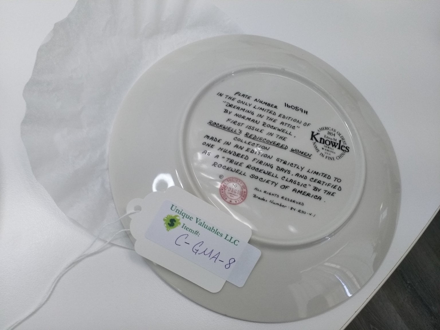 Knowles Rockwell's Rediscovered Women Set of 3 by Norman Rockwell Fine China