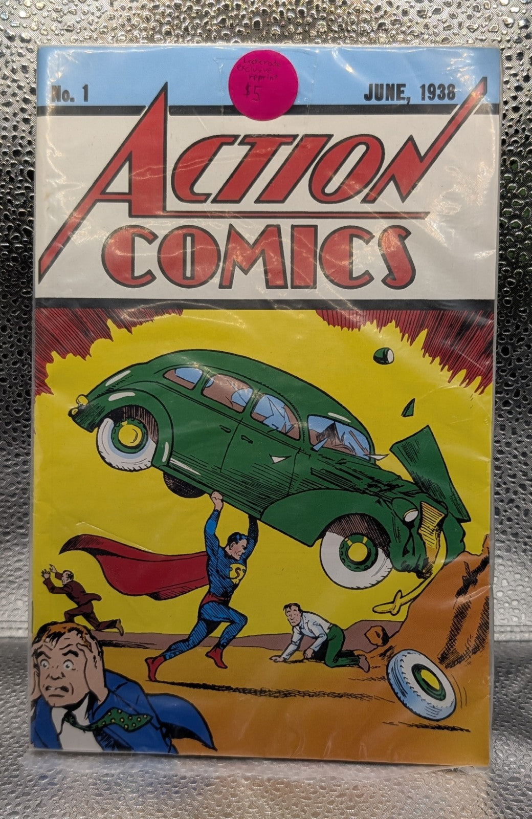 No. 1 Superman June, 1938 Action Comics DC Certificate Reprint For Loot Crate