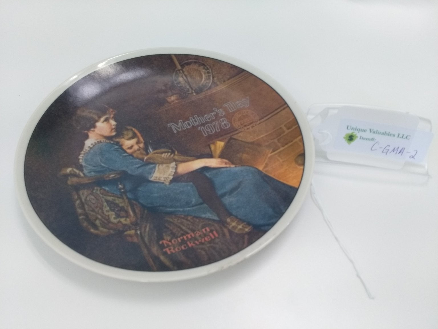 Knowles Mother's Day 1978 Bedtime by Norman Rockwell Fine China Bradex 84-70-2.3