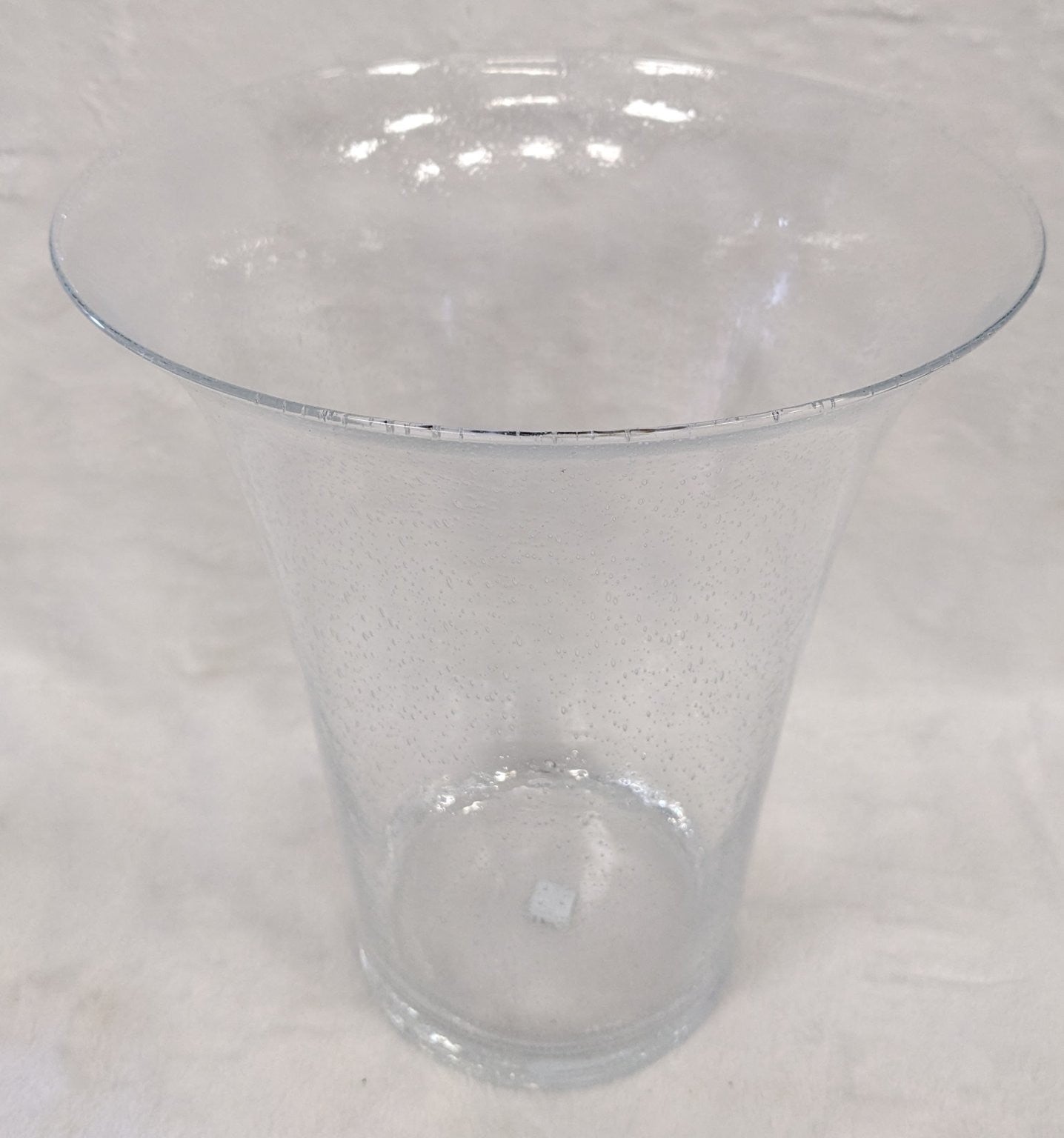 PartyLite Glass Hurricane Bubble P91254G Garden Sanctuary Glass and Beads Only