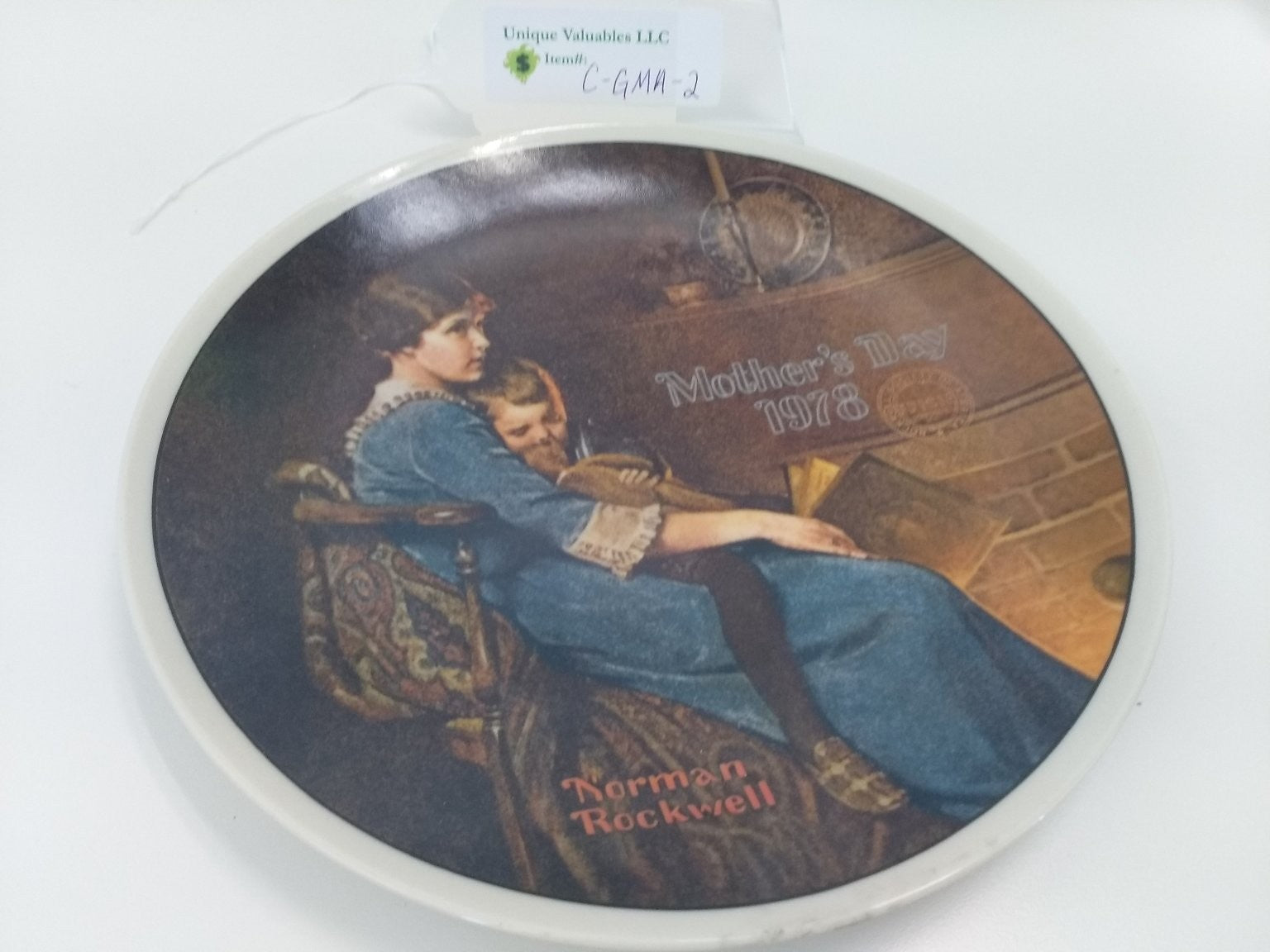 Knowles Mother's Day 1978 Bedtime by Norman Rockwell Fine China Bradex 84-70-2.3