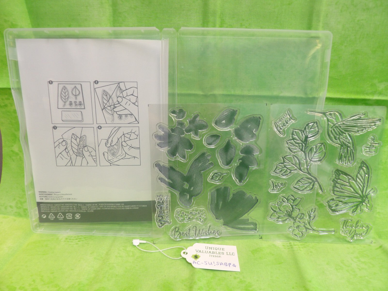 Stampin' Up! Photopolymer Stamp Set SALE-A-BRATION 155233 A TOUCH OF INK
