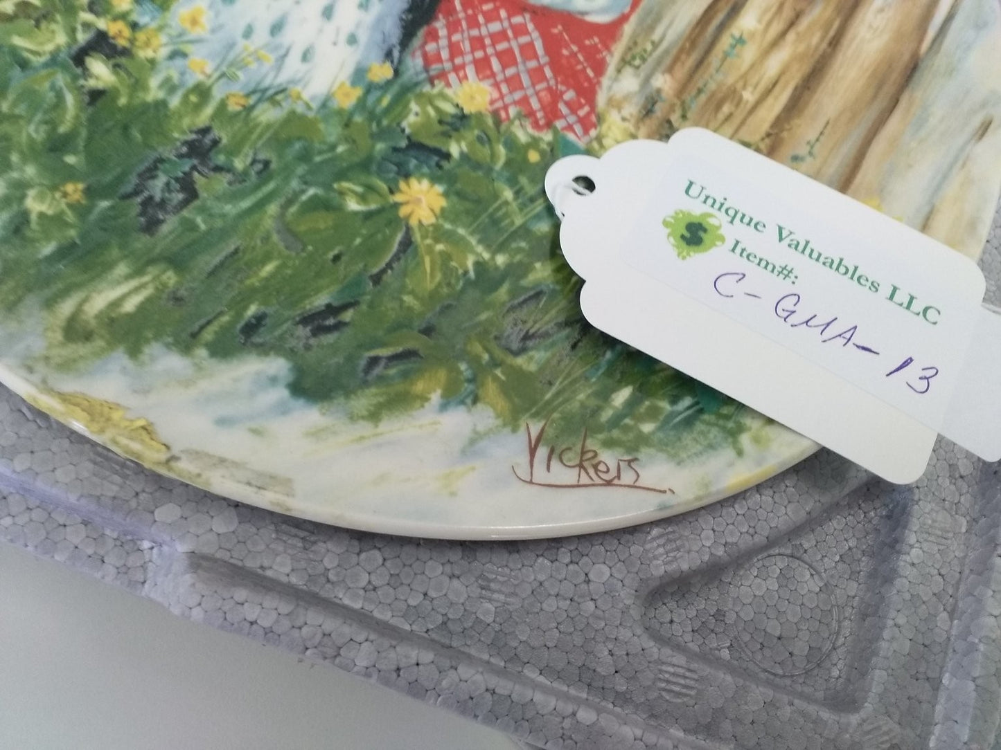 Wedgwood Childhood Memories by Vickers Collector Plate No. 414 LE