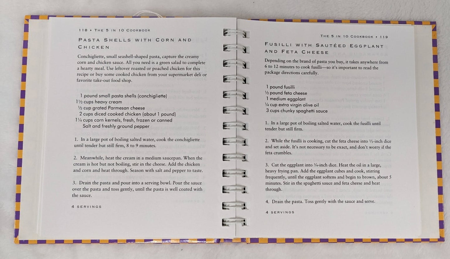 The 5 in 10 Cookbook Paula Hamilton Quick Easy Recipes Hearst Books