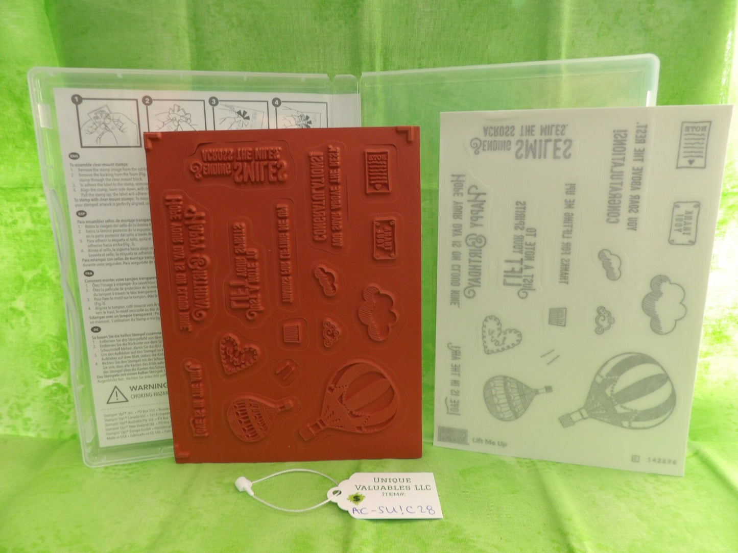 Stampin' Up! Cling Stamp Set 142896 LIFT ME UP