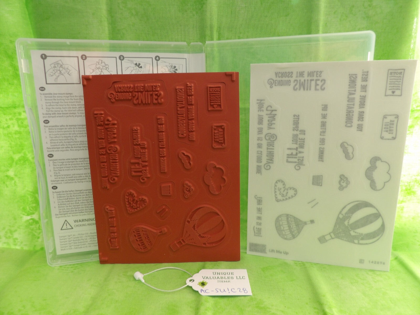 Stampin' Up! Cling Stamp Set 142896 LIFT ME UP